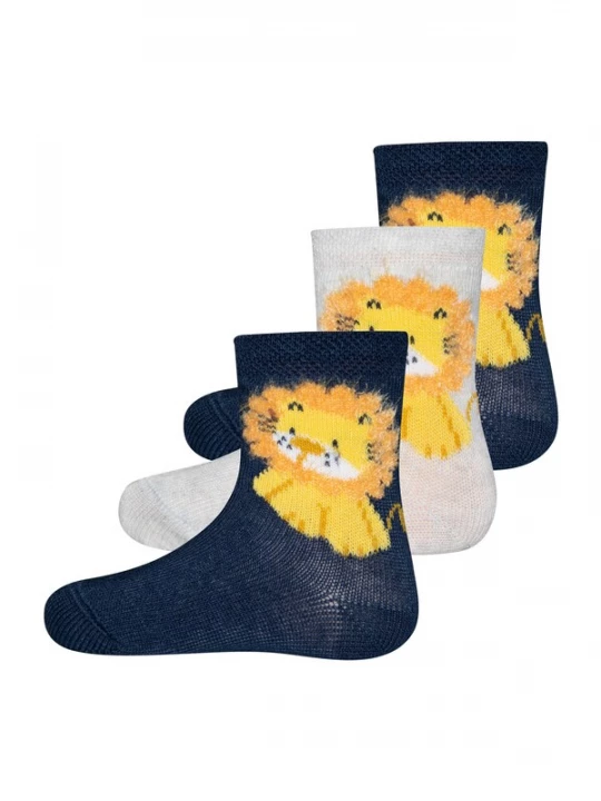 Foto van product EWERS Sokken beige / navy / geel / offwhite