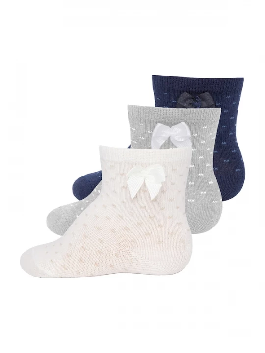 Foto van product EWERS Sokken crème / taupe / donkerblauw / grijs gemêleerd / wit