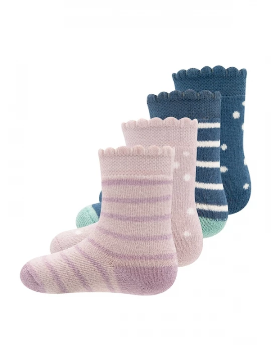 Foto van product EWERS Sokken donkerblauw / lila / rosa / wit