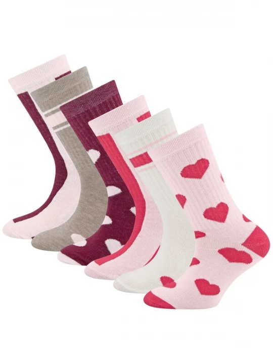 Foto van product EWERS Sokken grijs / lila / rosa / rood