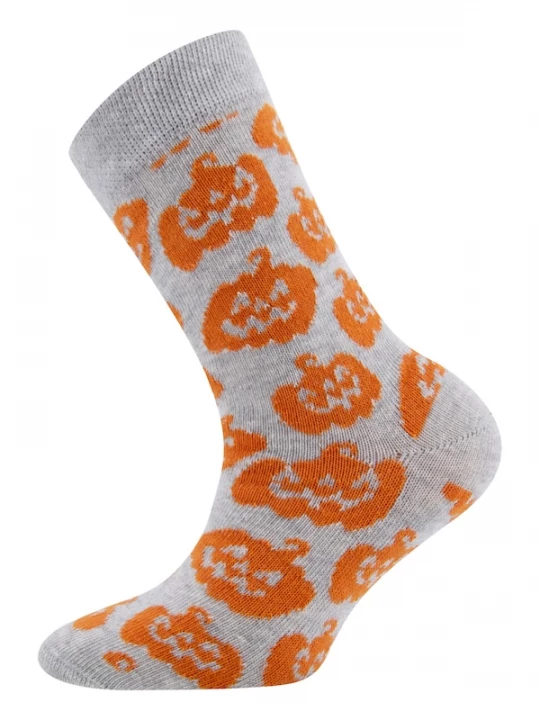 Foto van product EWERS Sokken lichtgrijs / oranje