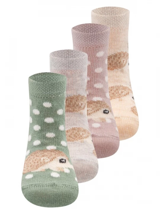 Foto van product EWERS Sokken nude / lichtbeige / pastelgroen / oudroze