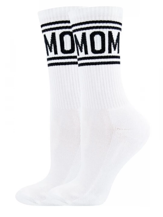 Foto van product EWERS Sportsokken 'MOM' zwart / wit