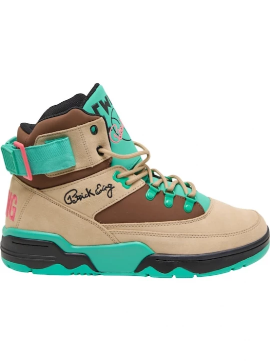 Foto van product Ewing Sneakers hoog '33HI' beige / bruin / petrol