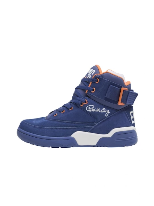 Foto van product Ewing Sneakers hoog '33Hi OG' donkerblauw / oranje / wit