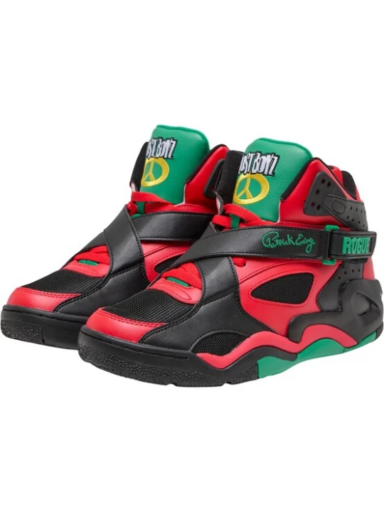 Foto van product Ewing Sneakers hoog groen / vuurrood / zwart