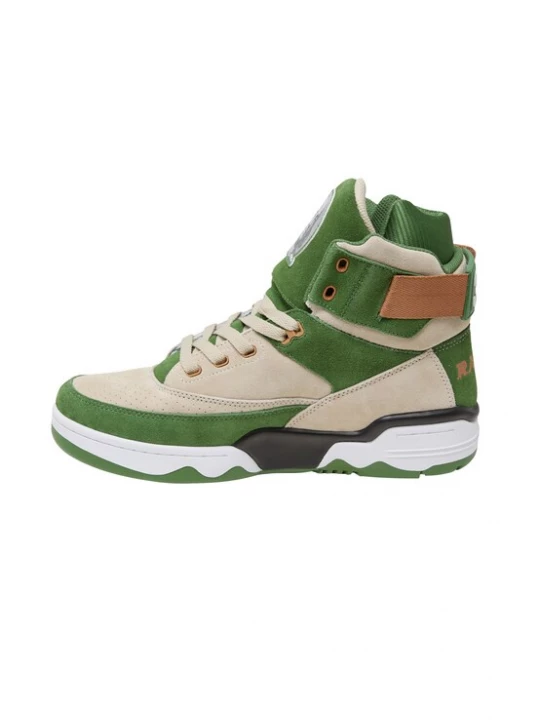 Foto van product Ewing Sneakers hoog lichtbeige / groen