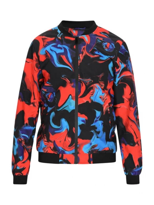 Foto van product COSIMON Tussenjas navy / azuur / vuurrood / zwart