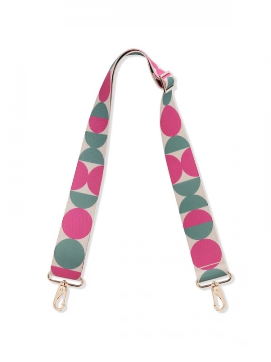 Foto van product Expatrié Accessoires voor tassen 'Jeanne' beige / groen / fuchsia