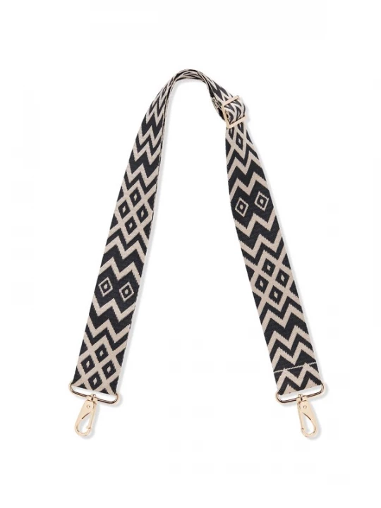 Foto van product Expatrié Accessoires voor tassen 'Jeanne' beige / zwart
