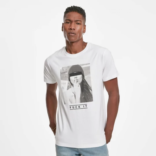 Foto van product F#?KIT Mister Tee wit