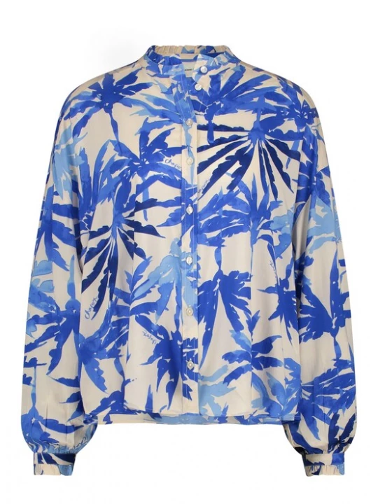 Foto van product Fabienne Chapot Blouse blauw / offwhite