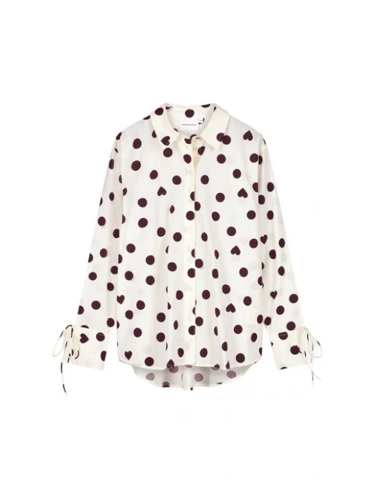 Foto van product Fabienne Chapot Blouse bruin / wit