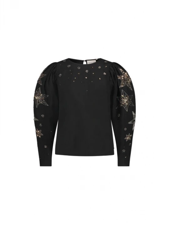 Foto van product Fabienne Chapot Blouse goud / zwart