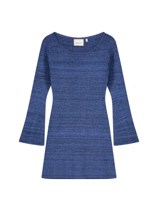 Foto van product Fabienne Chapot Gebreide jurk blauw / zwart