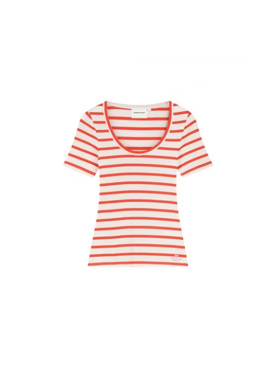 Foto van product Fabienne Chapot Shirt crème / oranje