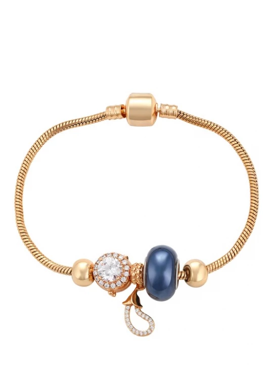 Foto van product faina Armband enziaan / goud / transparant
