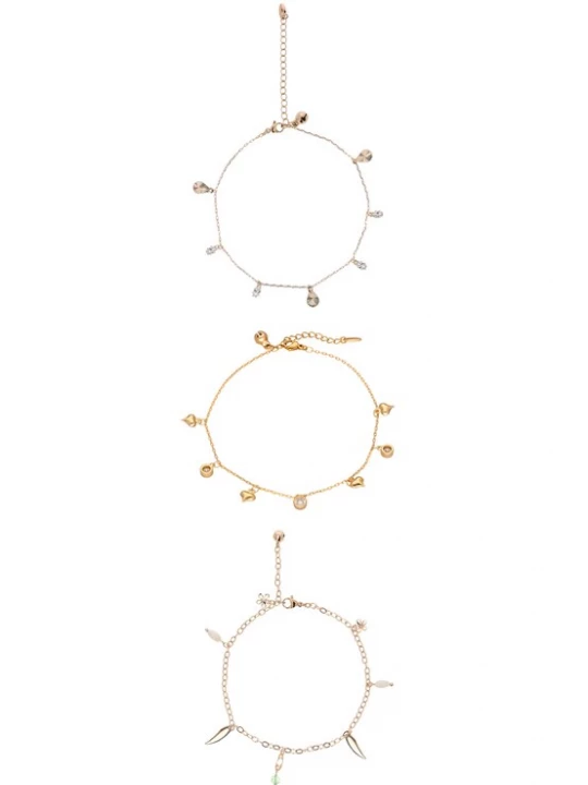 Foto van product faina Armband goud / groen