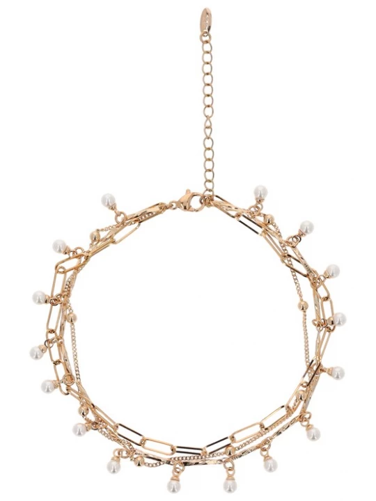 Foto van product NAEMI Armband goud / wit