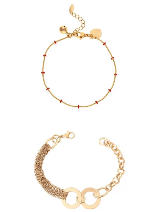 Foto van product faina Armband goud / pink