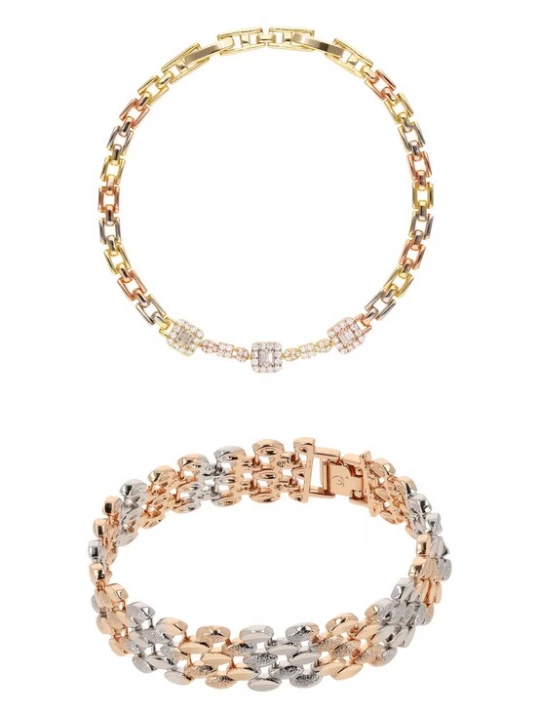 Foto van product faina Armband goud / rose-goud / zilver