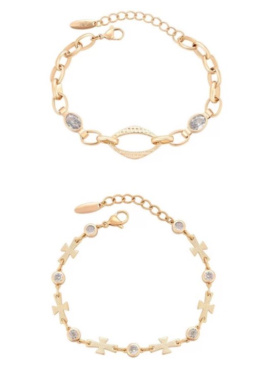 Foto van product faina Armband goud / transparant