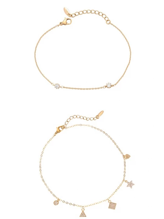 Foto van product faina Armband goud / transparant