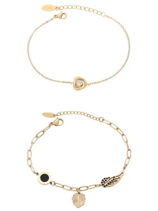 Foto van product faina Armband goud / zwart