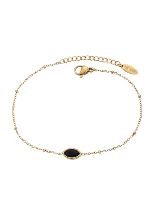 Foto van product faina Armband goud / zwart