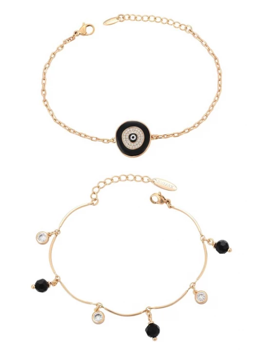 Foto van product faina Armband goud / zwart