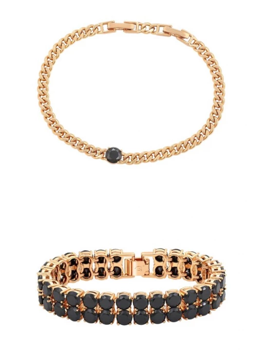 Foto van product faina Armband goud / zwart