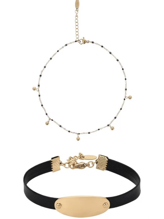 Foto van product faina Armband goud / zwart