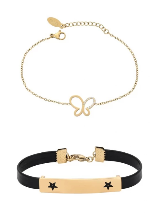 Foto van product faina Armband goud / zwart