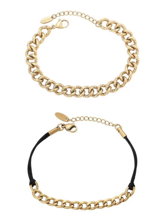 Foto van product faina Armband goud / zwart