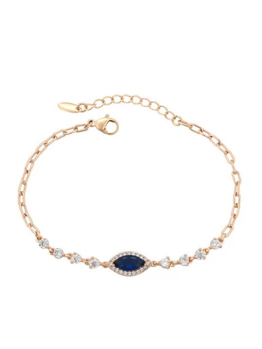 Foto van product NAEMI Armband navy / goud