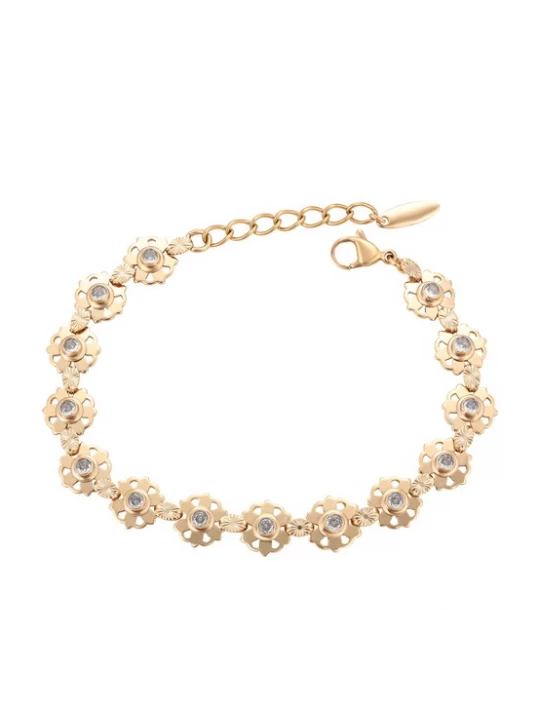 Foto van product faina Armband rose-goud / transparant
