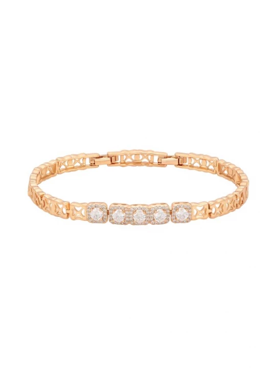 Foto van product faina Armband rose-goud / transparant