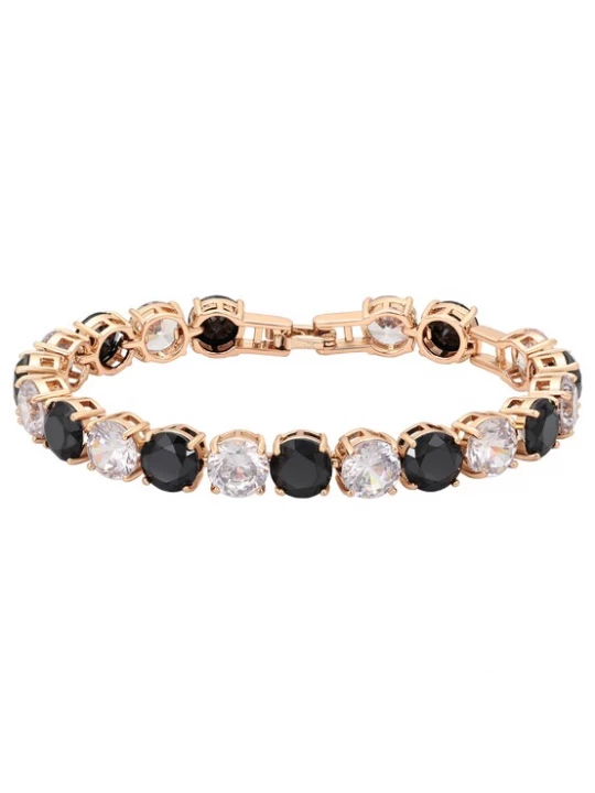 Foto van product Gaya Armband rose-goud / zwart