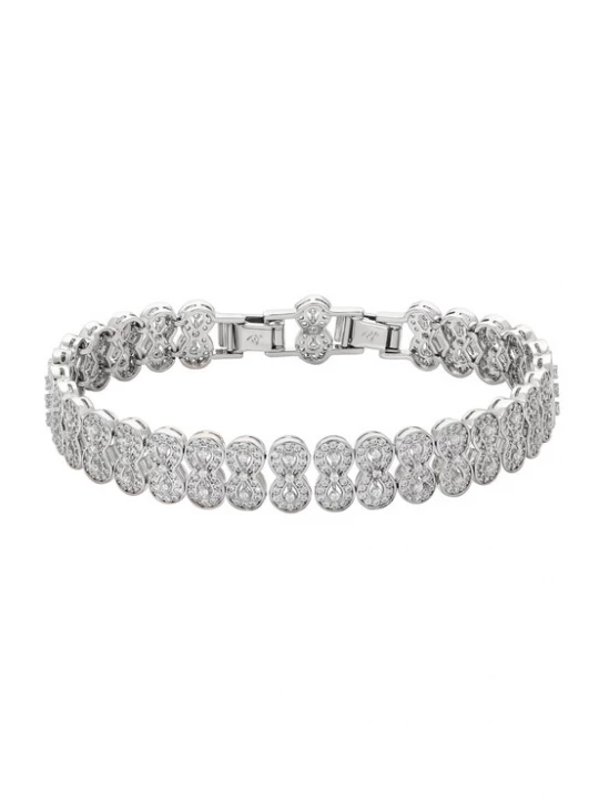 Foto van product NAEMI Armband zilver / transparant