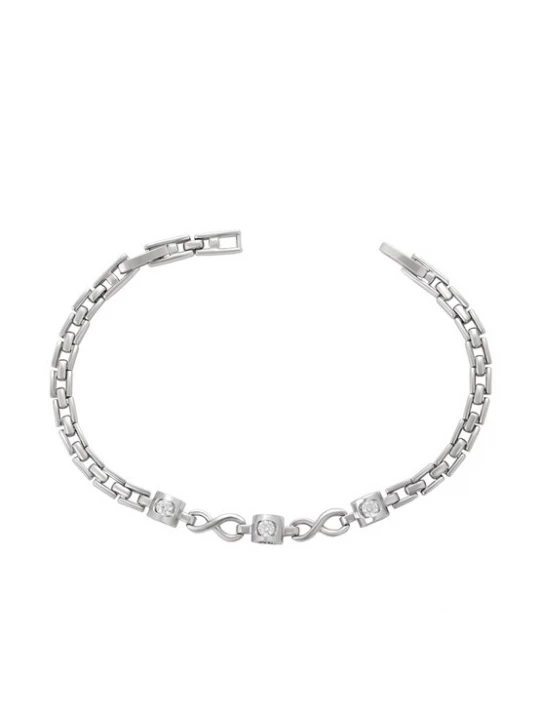 Foto van product faina Armband zilver / transparant