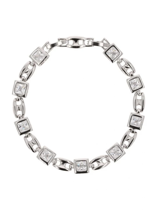 Foto van product NAEMI Armband zilver / transparant