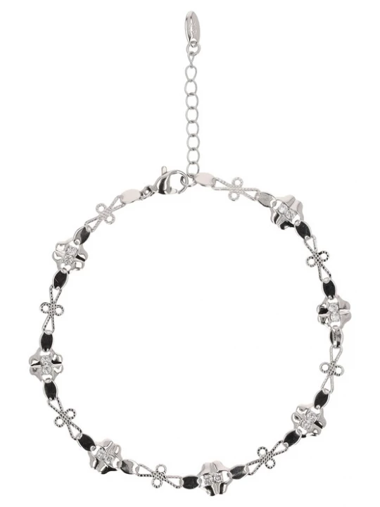 Foto van product Gaya Armband zwart / zilver