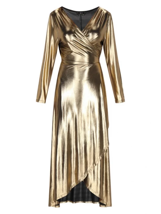 Foto van product faina Avondjurk goud