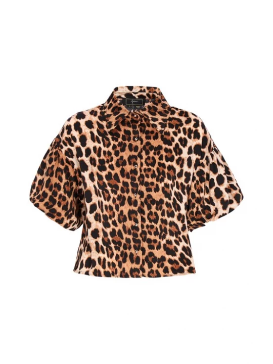 Foto van product faina Blouse bruin / lichtbruin / donkerbruin
