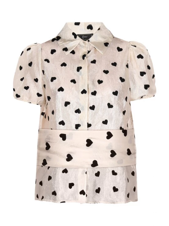 Foto van product faina Blouse 'Fashion Look' crème / zwart
