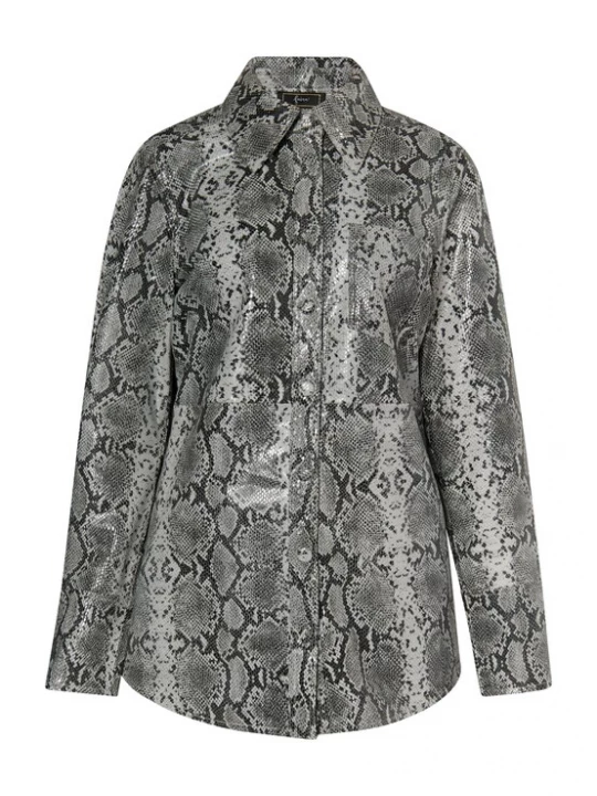 Foto van product faina Blouse grijs / zwart