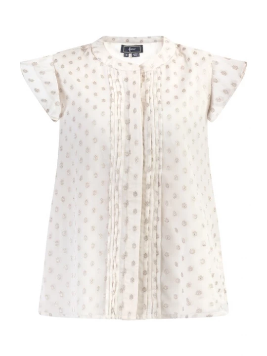 Foto van product faina Blouse 'Minya' goud / wolwit