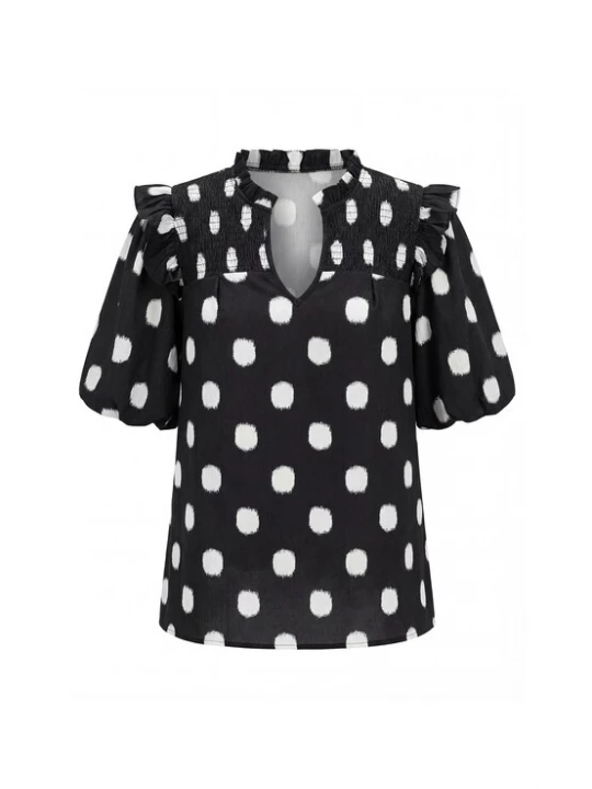 Foto van product faina Blouse zwart / wit