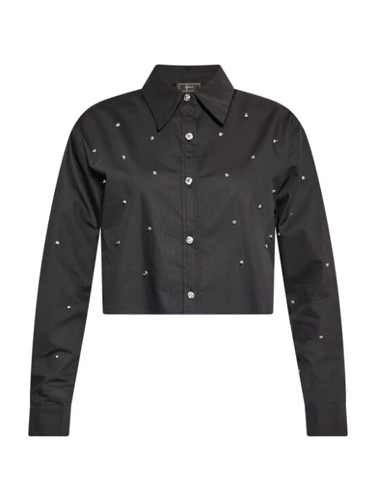 Foto van product faina Blouse zwart / zilver