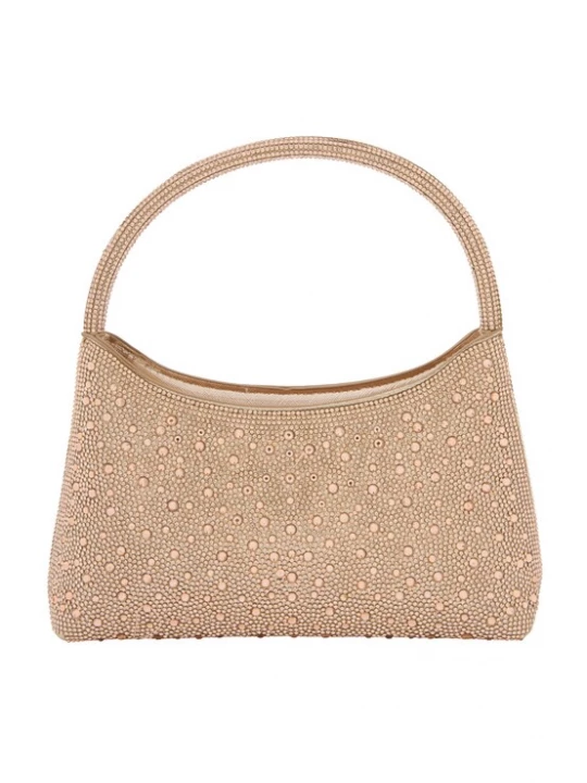 Foto van product faina Clutch champagne / parelwit